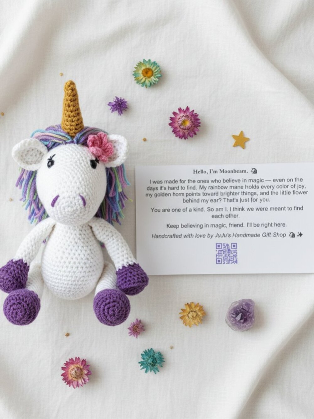 Moonbeam the Emotional Support Unicorn